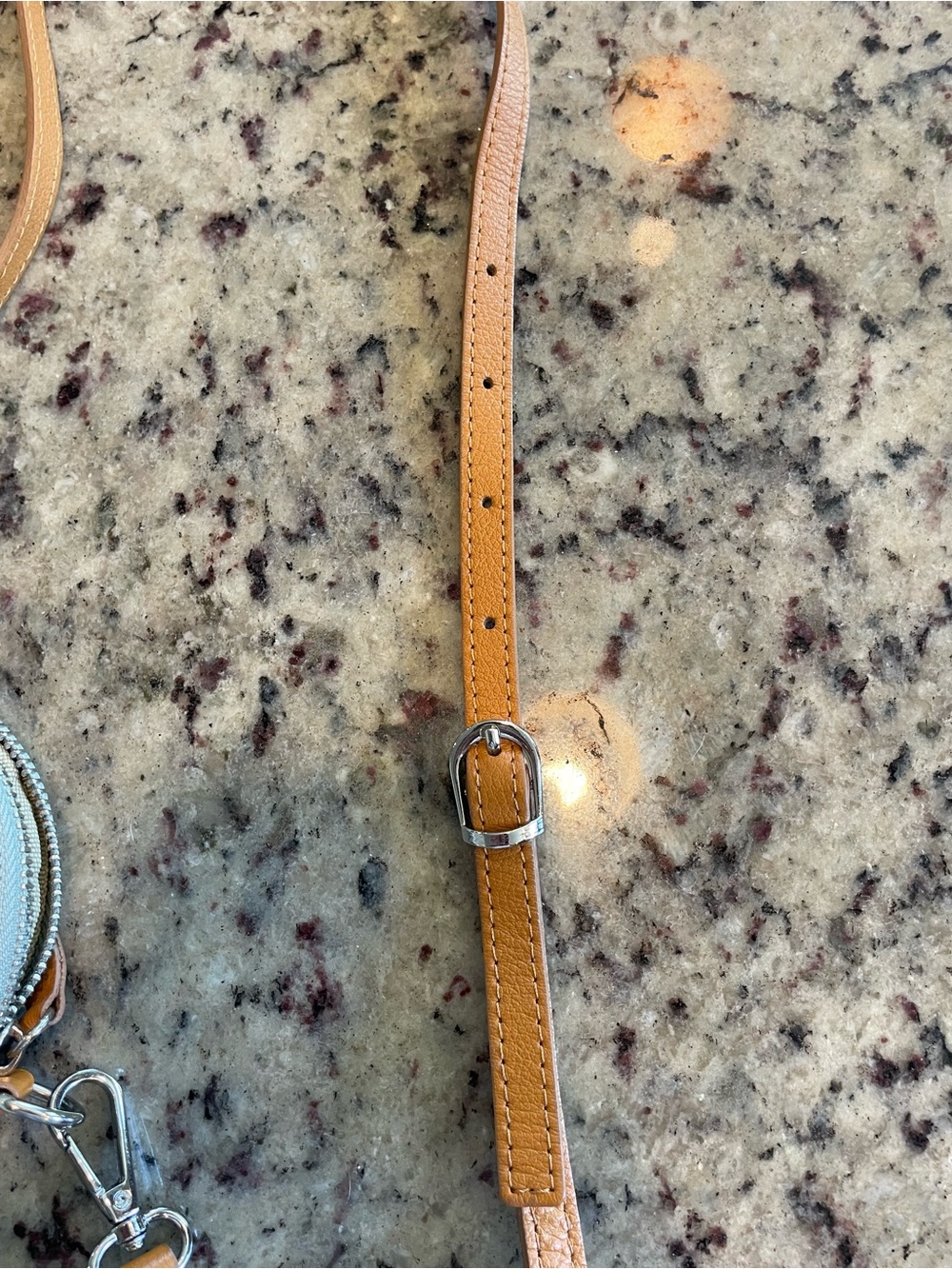 New Divina Firenze Italy “Amanda” crossbody Bag seafoam and honey ret.$165 - Picture 7 of 7